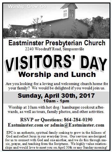 Eastminsters Visitors Day